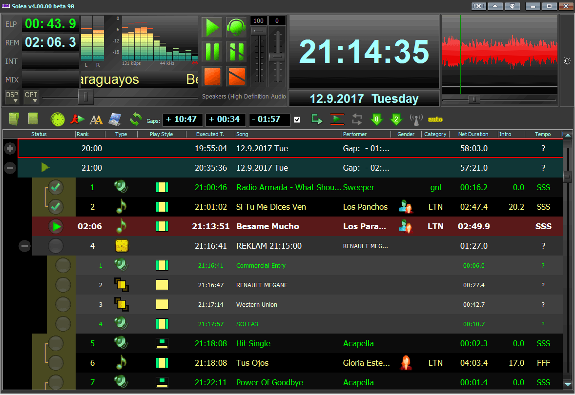 megamix 2010 professional radio automation software